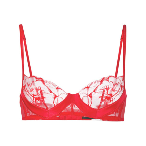 Imagen principal de producto de La Perla sujetador estilo balconette Wisteria - Rojo - La Perla
