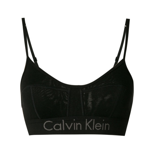 Imagen principal de producto de Calvin Klein Jeans sujetador con banda elÃ¡stica - Negro - Calvin Klein