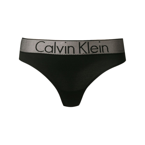 Imagen principal de producto de Calvin Klein tanga con banda del logo - Negro - Calvin Klein