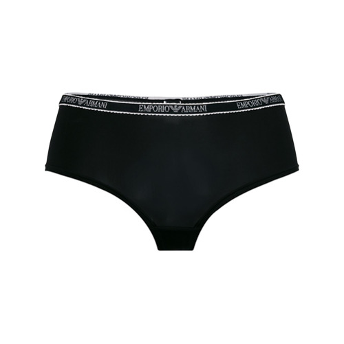 Imagen principal de producto de Emporio Armani bragas a la cadera jersey estilo stretch - Negro - Emporio Armani