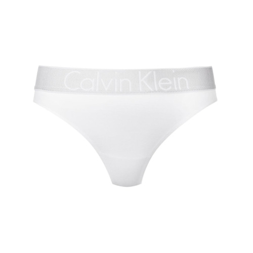 Imagen principal de producto de Calvin Klein tanga con banda del logo - Blanco - Calvin Klein