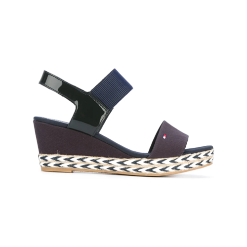 Tommy Hilfiger sandalias con cuÃ±a - Azul - Tommy Hilfiger | Mystilo