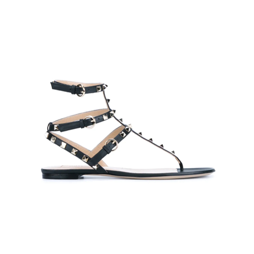 Sandalias Valentino garavani Beige talla 39 EU de en Cuero - 21781302