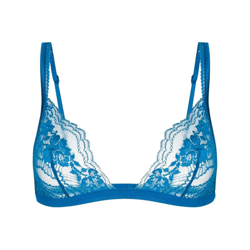 Imagen principal de producto de La Perla sujetador de triÃ¡ngulo de encaje - Azul - La Perla