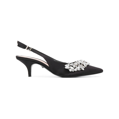 Schutz zapatos de tacÃ³n con detalle de broche - Negro - Schutz | Mystilo