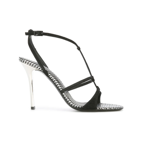 Emporio Armani sandalias de tacÃ³n stiletto - Negro - Emporio Armani |  Mystilo
