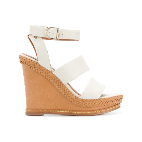 Tommy Hilfiger sandalias con tiras y cuÃ±a - Blanco - Tommy Hilfiger |  Mystilo