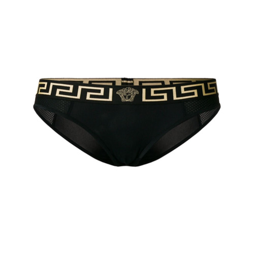 Imagen principal de producto de Versace bragas Greek Key estampadas - Negro - Versace