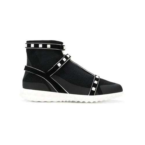 Valentino zapatillas estilo calcetÃn Rockstud Valentino Garavani - Negro -  Valentino | Mystilo