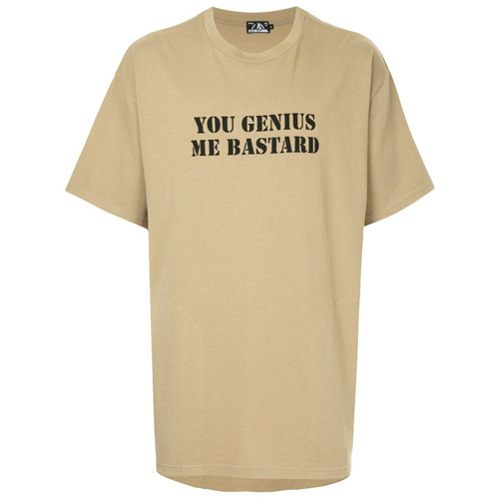 Hysteric Glamour Camiseta 'You Genius' - Marrom