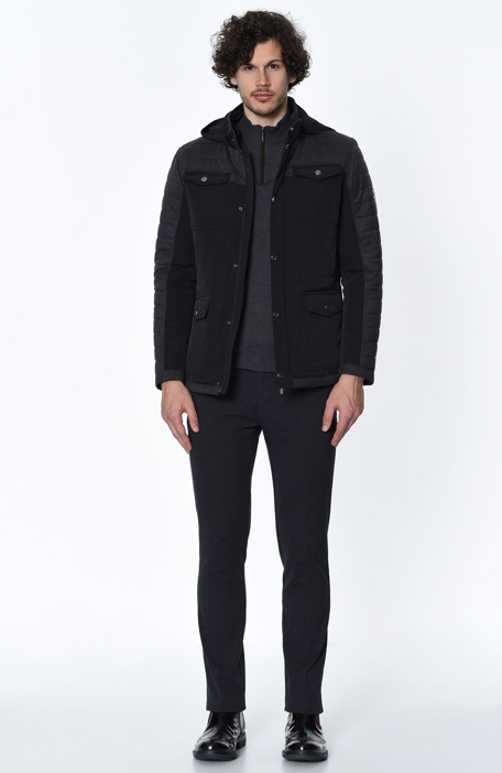 GEORGE HOGG Coat, Black