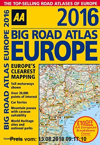Gebr. - Big Road Atlas Europe 2016