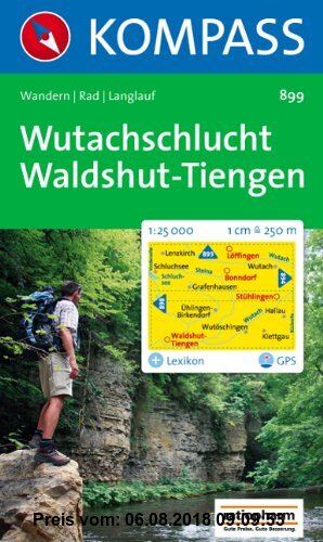 Gebr. - Wutachschlucht, Waldshut-Tiengen: Wander-, Bike- und Langlaufkarte. GPS-genau. 1:25.000