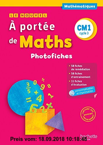 Gebr. - Le nouvel A portée de Maths CM1 : Photofiches (1Cédérom)