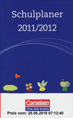 Gebr. - Schulplaner 2011/2012: Mit zwei Lesebändchen und separatem Adress- und Telefonregister