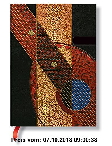 Gebr. - Literarisches Art Deco Serenade - Notizbuch Midi - Unliniert - Paperblanks