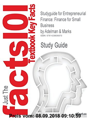 Gebr. - Entrepreneurial Finance: Finance for Small Business (Cram101 Textbook Outlines)