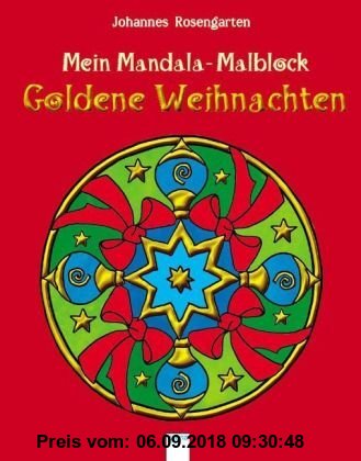 Gebr. - Mein Mandala Malblock - Goldene Weihnachten