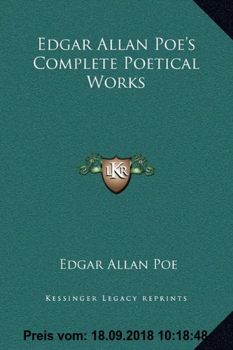 Gebr. - Edgar Allan Poe's Complete Poetical Works