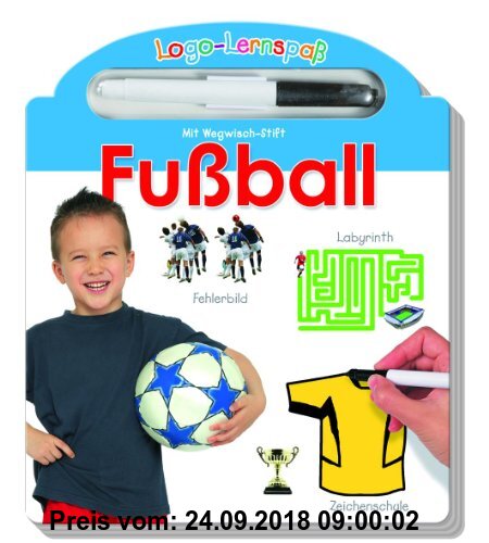 Gebr. - Logo-Lernspaß Fußball: Mit Wegwisch-Stift