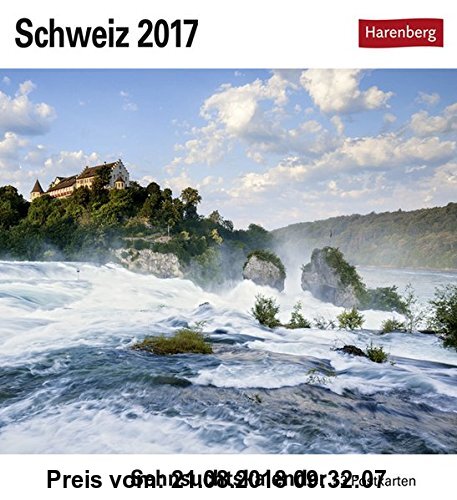 Gebr. - Schweiz - Kalender 2017: Sehnsuchtskalender, 53 Postkarten