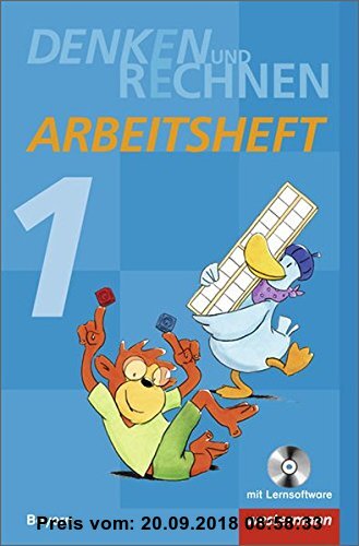 Denken und Rechnen 1. Arbeitsheft mit CD-ROM. Grundschulen. Bayern