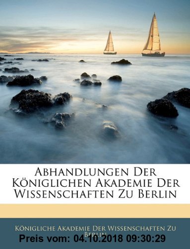 Gebr. - Abhandlungen Der Königlichen Akademie Der Wissenschaften Zu Berlin
