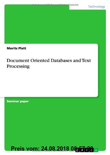 Gebr. - Document Oriented Databases and Text Processing