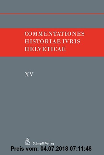 Commentationes Historiae Iuris Helveticae