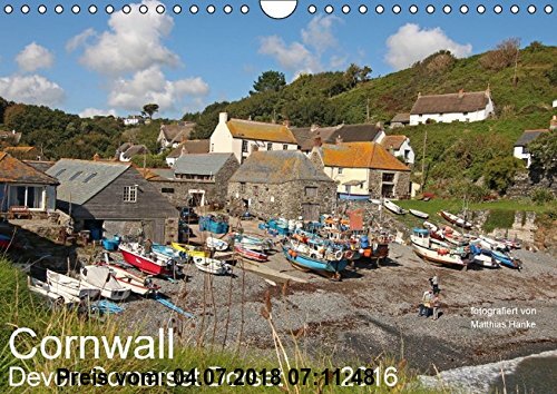 Gebr. - Cornwall - Devon Somerset Dorset (Wandkalender 2016 DIN A4 quer): Cornwall und die angrenzenden Grafschaften zählen zweifellos zu den schönste