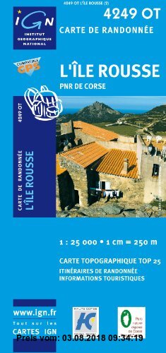Gebr. - Korsika L'Ile Rousse - Parque National de la Corse 1 : 25 000