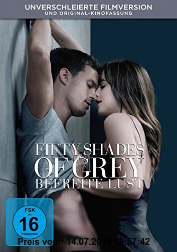 Fifty Shades of Grey - Befreite Lust, 1 DVD (Unverschleierte Filmversion)