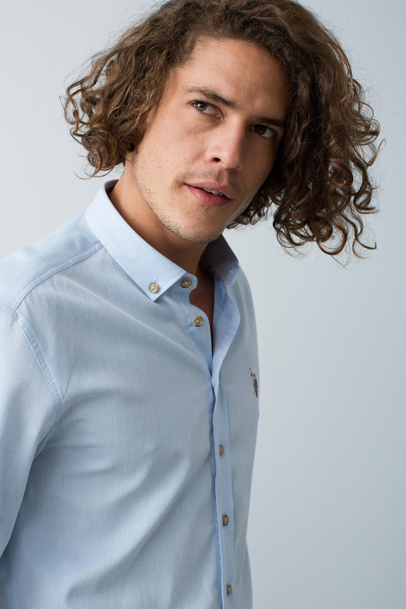 

US POLO ASSN Shirt, Light blue