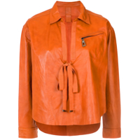 camisa couro animale