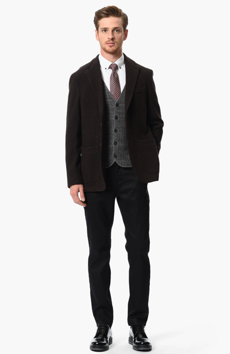 

NETWORK Jacket & Vest, Claret red