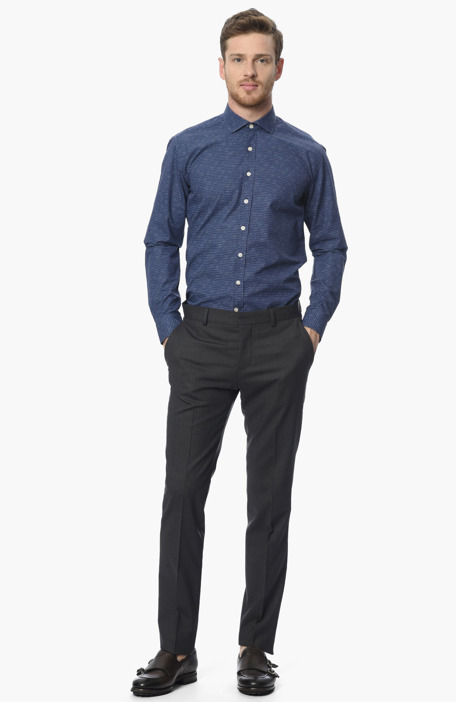 

NETWORK Shirt, Indigo blue