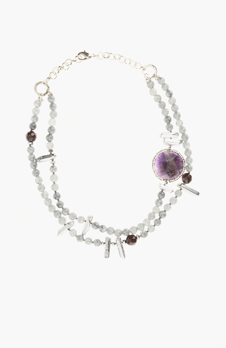 

NETWORK Necklace, Grey