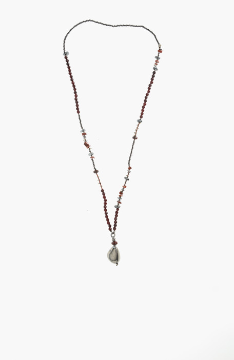 

NETWORK Necklace, Claret red