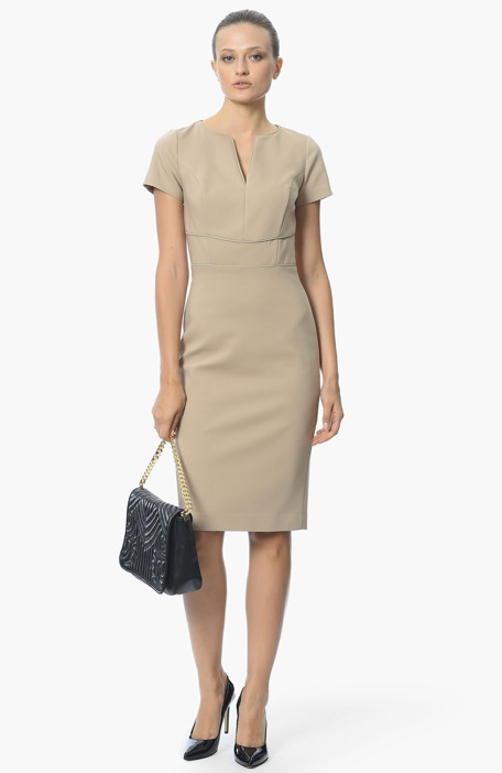 

NETWORK Casual Dress, Beige