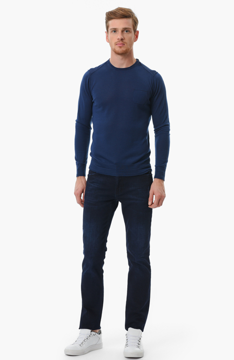 

NETWORK Trousers, Navy blue