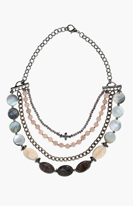 

NETWORK Necklace, Brown