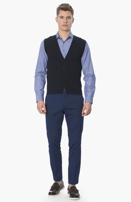 

GEORGE HOGG Jacket & Vest, Navy blue
