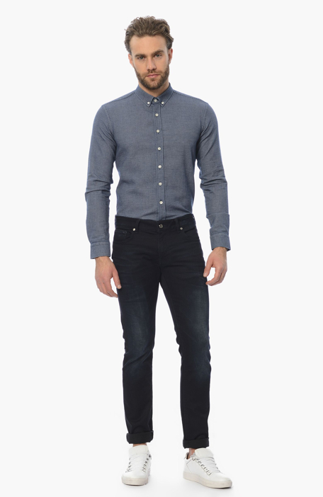 

NETWORK Shirt, Indigo blue