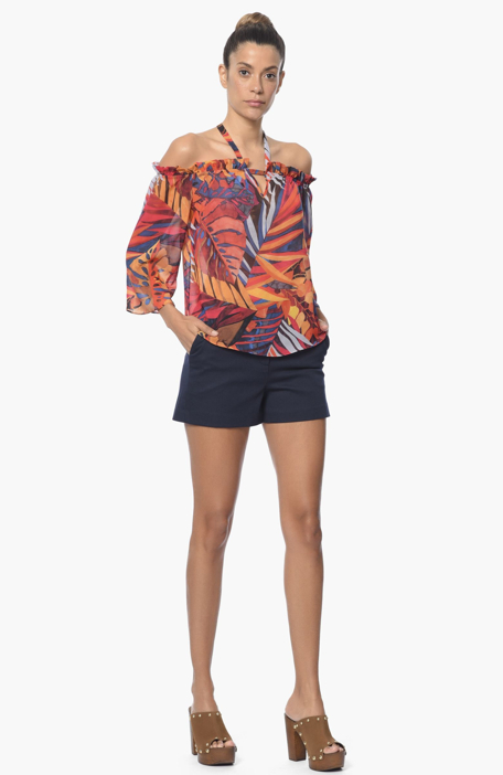 

NETWORK Blouse, Turuncu desen