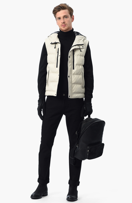 

NETWORK Jacket & Vest, Ecru