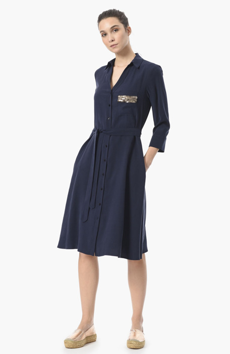 

NETWORK Casual Dress, Navy blue