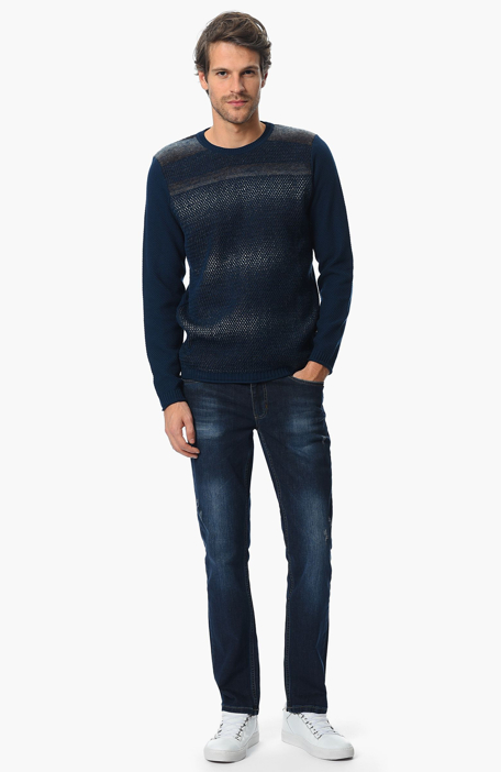 

NETWORK Trousers, Navy blue