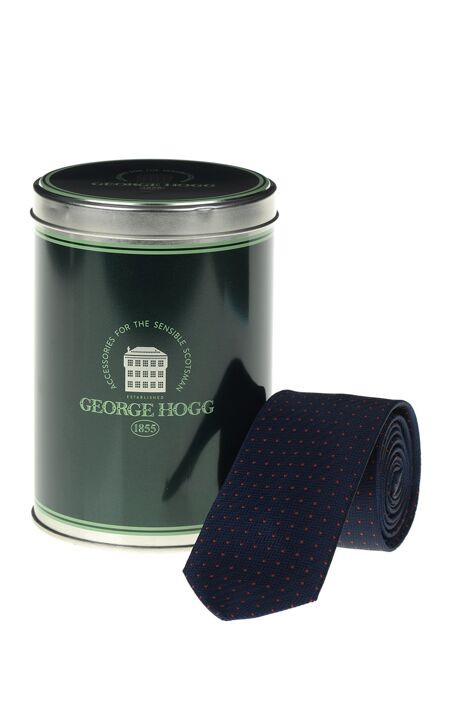 

GEORGE HOGG Tie & Bow Tie, Saxe blue