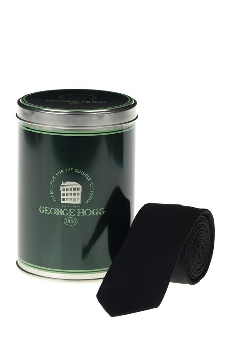 

GEORGE HOGG Tie & Bow Tie, Black