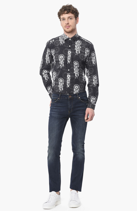 

NETWORK Trousers, Navy blue